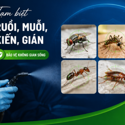 Ruồi, Muỗi, Kiến, Gián Xuất Hiện Liên Tục? Đã Đến Lúc Xử Lý Tận Gốc