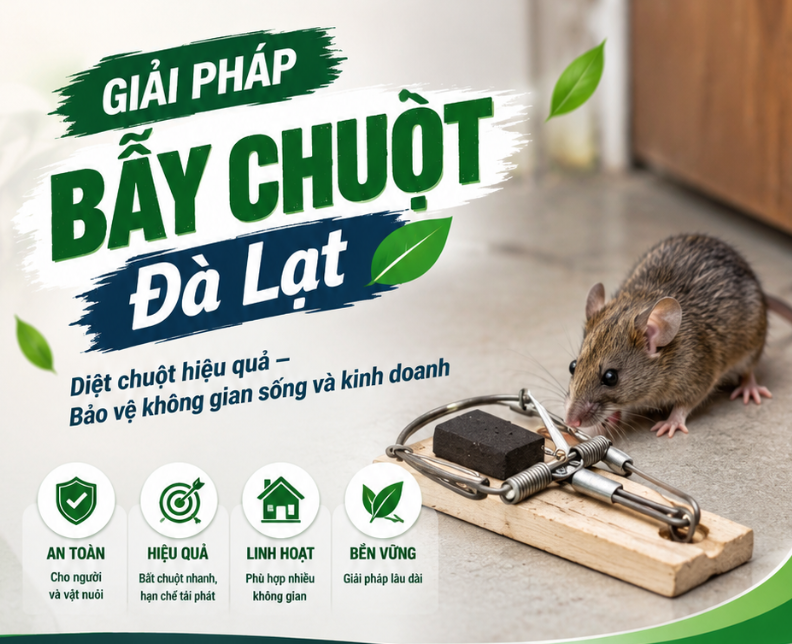 Chuột Cắn Dây Điện, Phá Hàng Hóa? Giải Pháp Bẫy Chuột Đà Lạt