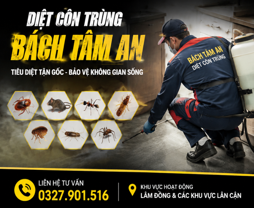 Diệt Côn Trùng Phường Xuân Trường Đà Lạt