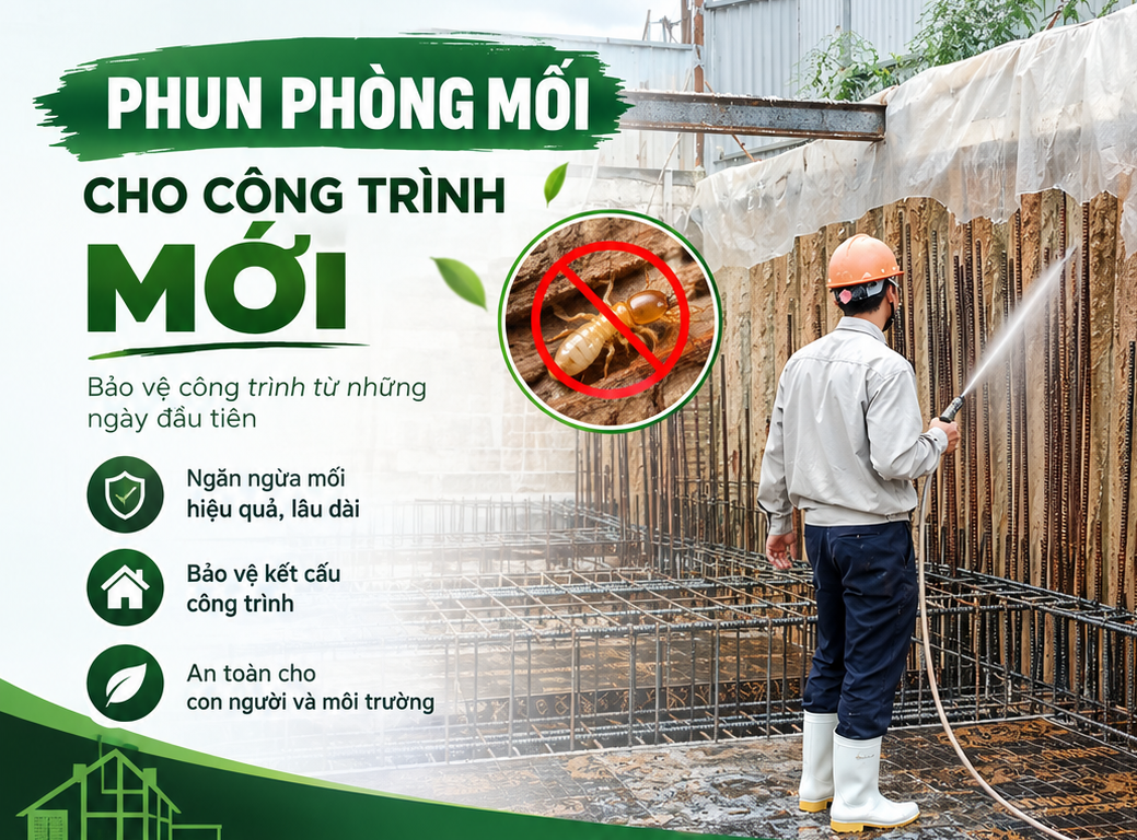Phun Phòng Mối Đà Lạt – Chủ Động Bảo Vệ Công Trình Trước Khi Mối Gây Hư Hại